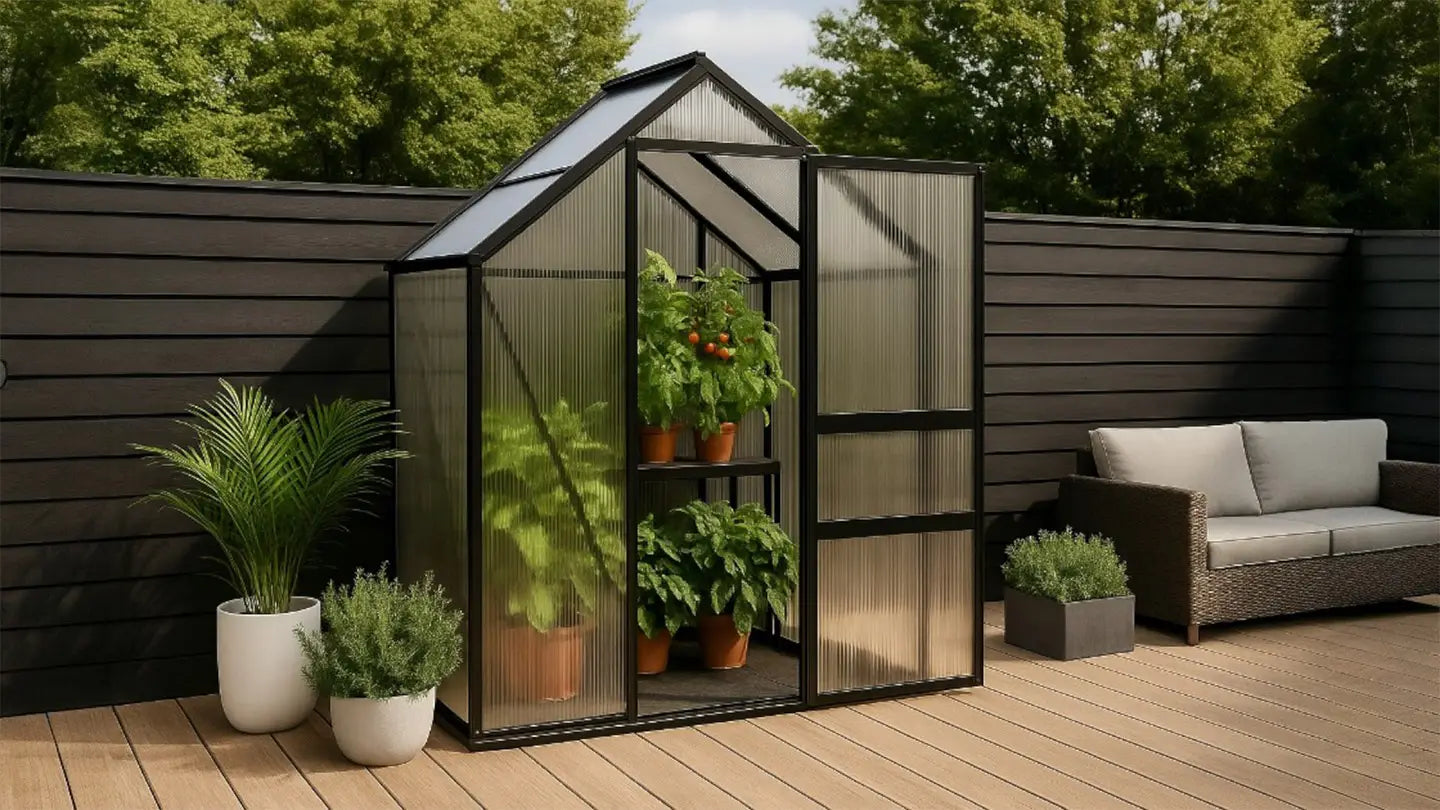 Narrow greenhouse