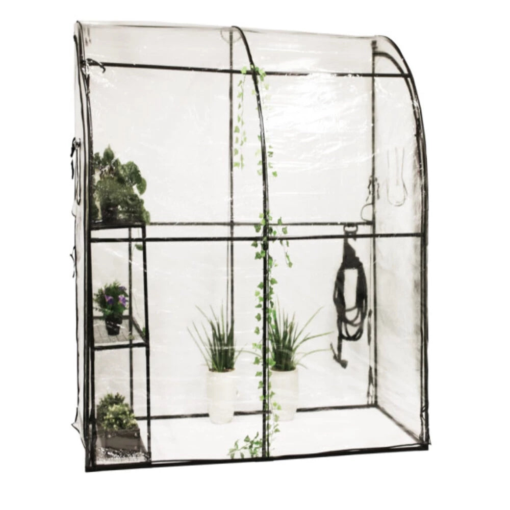 Wall-Mounted Plastic Greenhouse - 215 x 100 x 200 cm