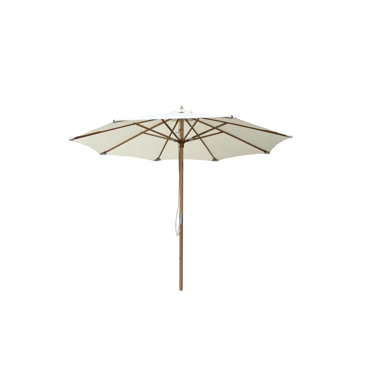 Nice Parasol Ø3 m, Beech Pole - Natural
