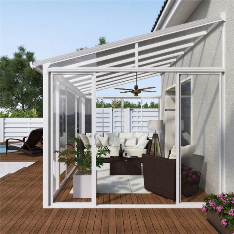 SanRemo Conservatory 3 x 4.25 m – White