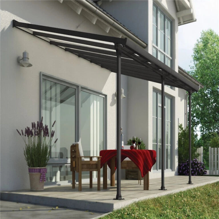 Feria Patio Cover 12.5 m² – Anthracite Grey
