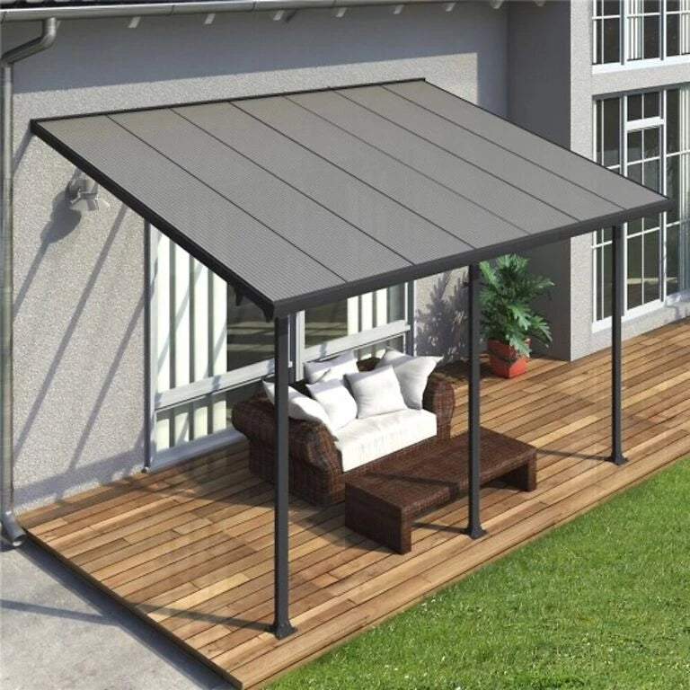 Feria Patio Cover 12.5 m² – Anthracite Grey