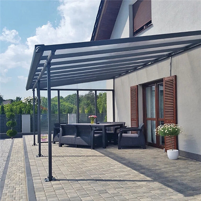 Feria Patio Cover 16.1 m² – Anthracite Grey