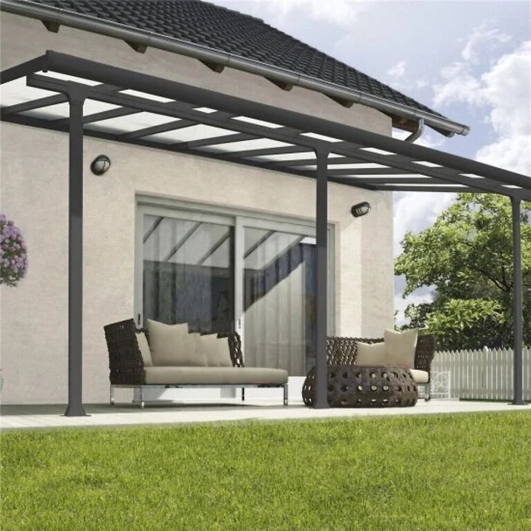 Feria Patio Cover 16.1 m² – Anthracite Grey
