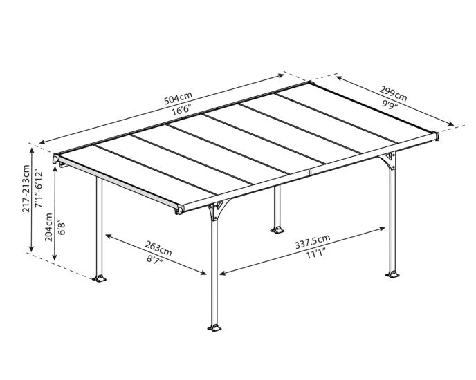 Carport Verona 5000