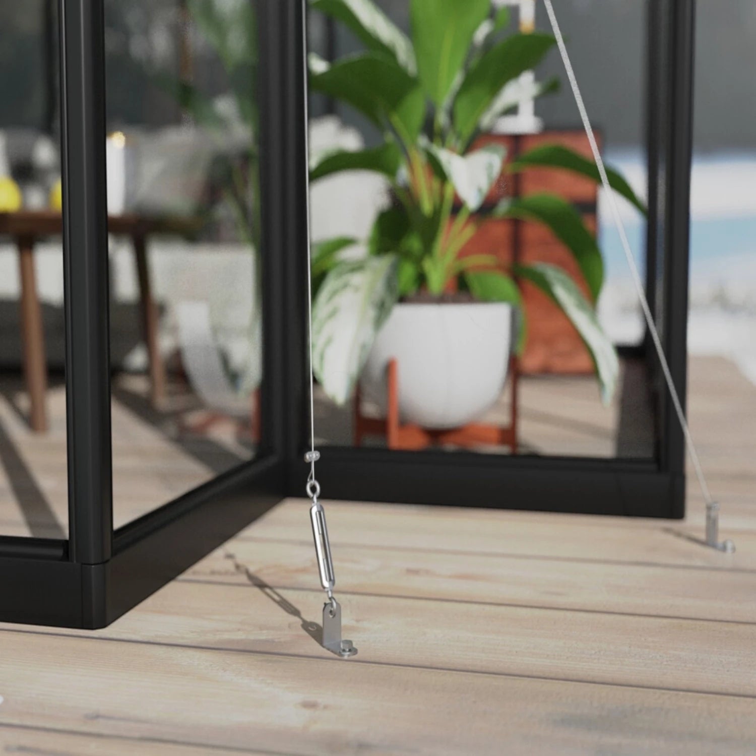 Triomphe 13ft. x 15ft. Greenhouse Kit - Black Structure & Clear Panels