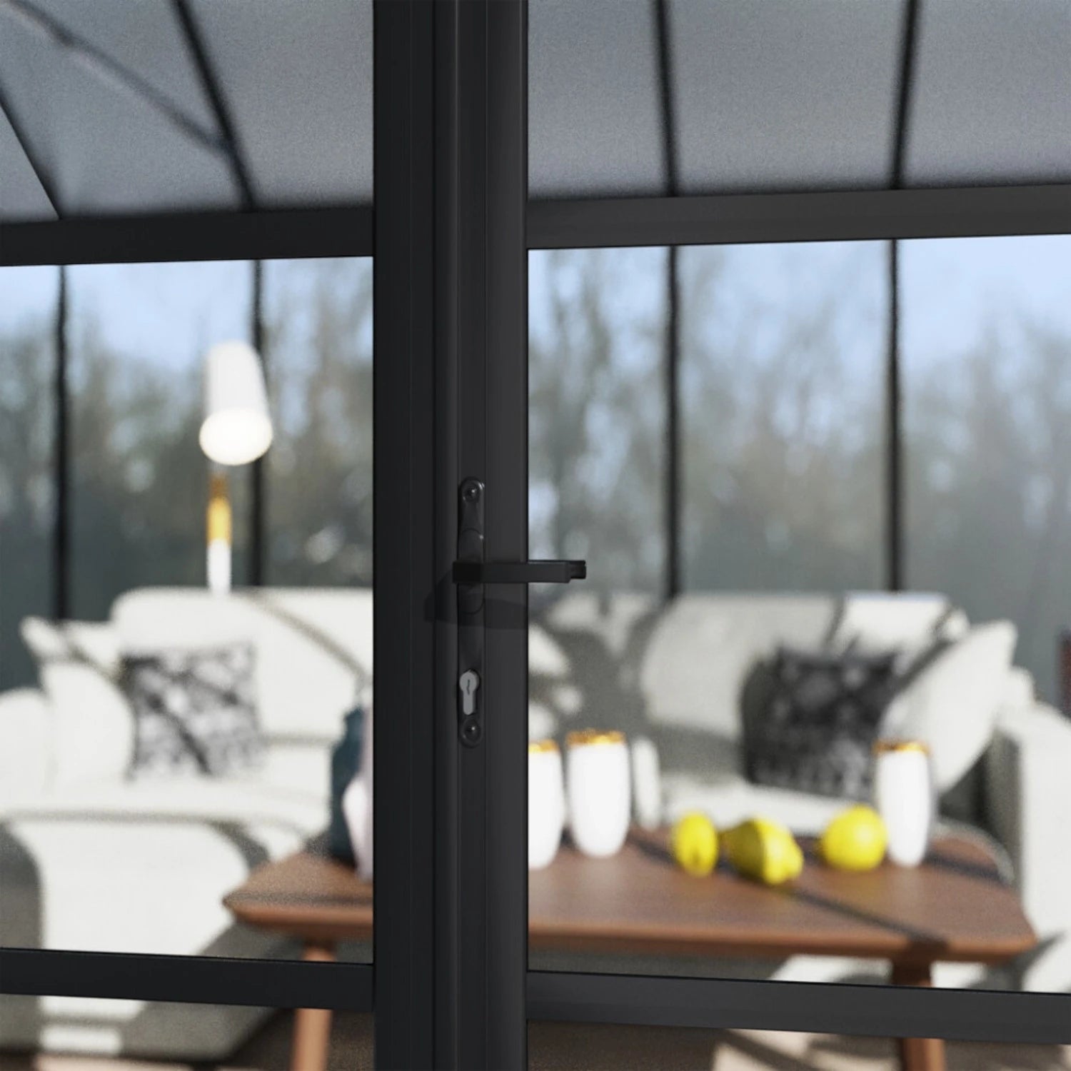 Triomphe 13ft. x 15ft. Greenhouse Kit - Black Structure & Clear Panels
