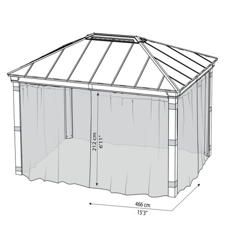 Mosquito Net (4 pcs) for Dallas