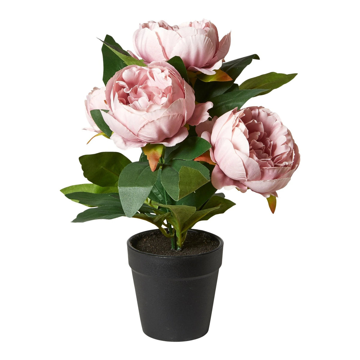Artificial Peony in Pot H31 cm - Rose
