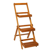Tokyo Plant Stand with 3 Shelves Acacia 35 x 65 x 85 cm