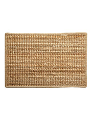 Bouclé Jute Rug with Latex Backing 80 x 120 cm - Natural