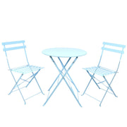Blue shades bistro set