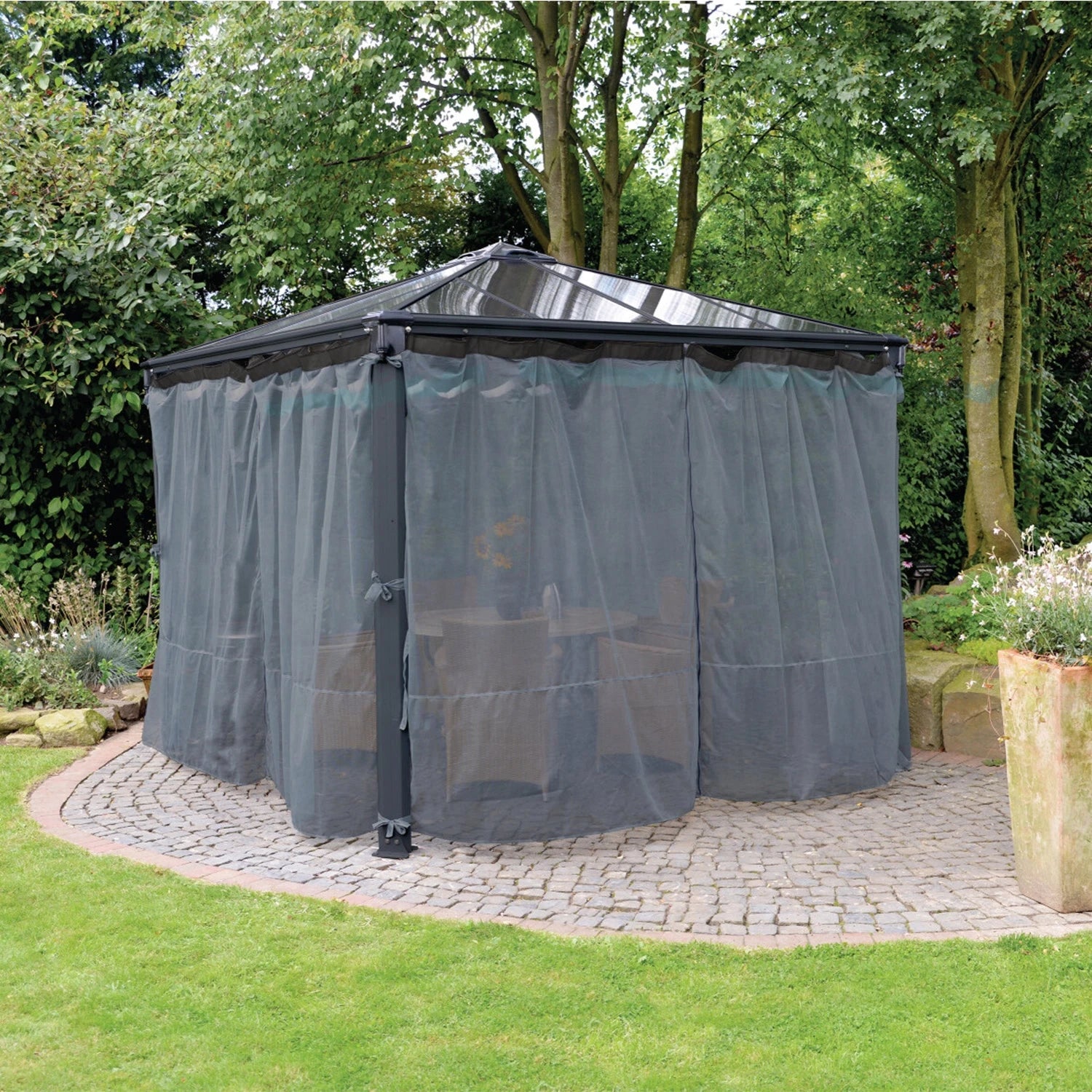 Palermo, Milano & Martinique Gazebo Insect Protection Netting Set