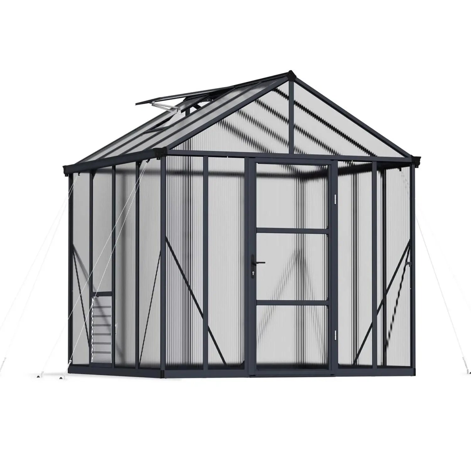 Greenhouse Kit - Grey Structure & Multiwall Panels