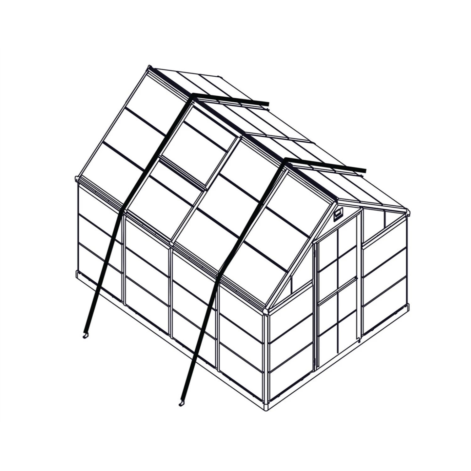 Anchoring Kit for Greenhouse / Sheds