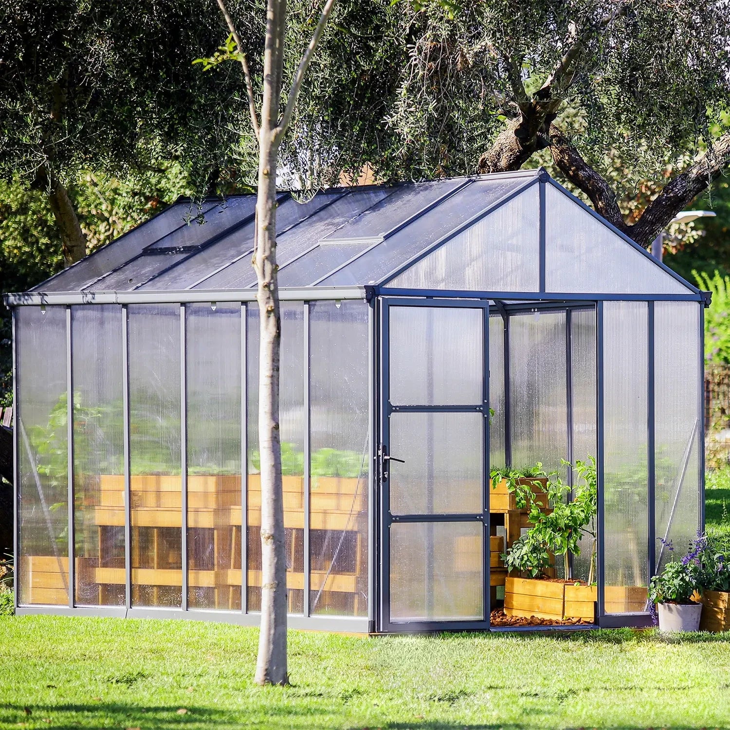 Greenhouse Glory 8×12 ft. – Grey