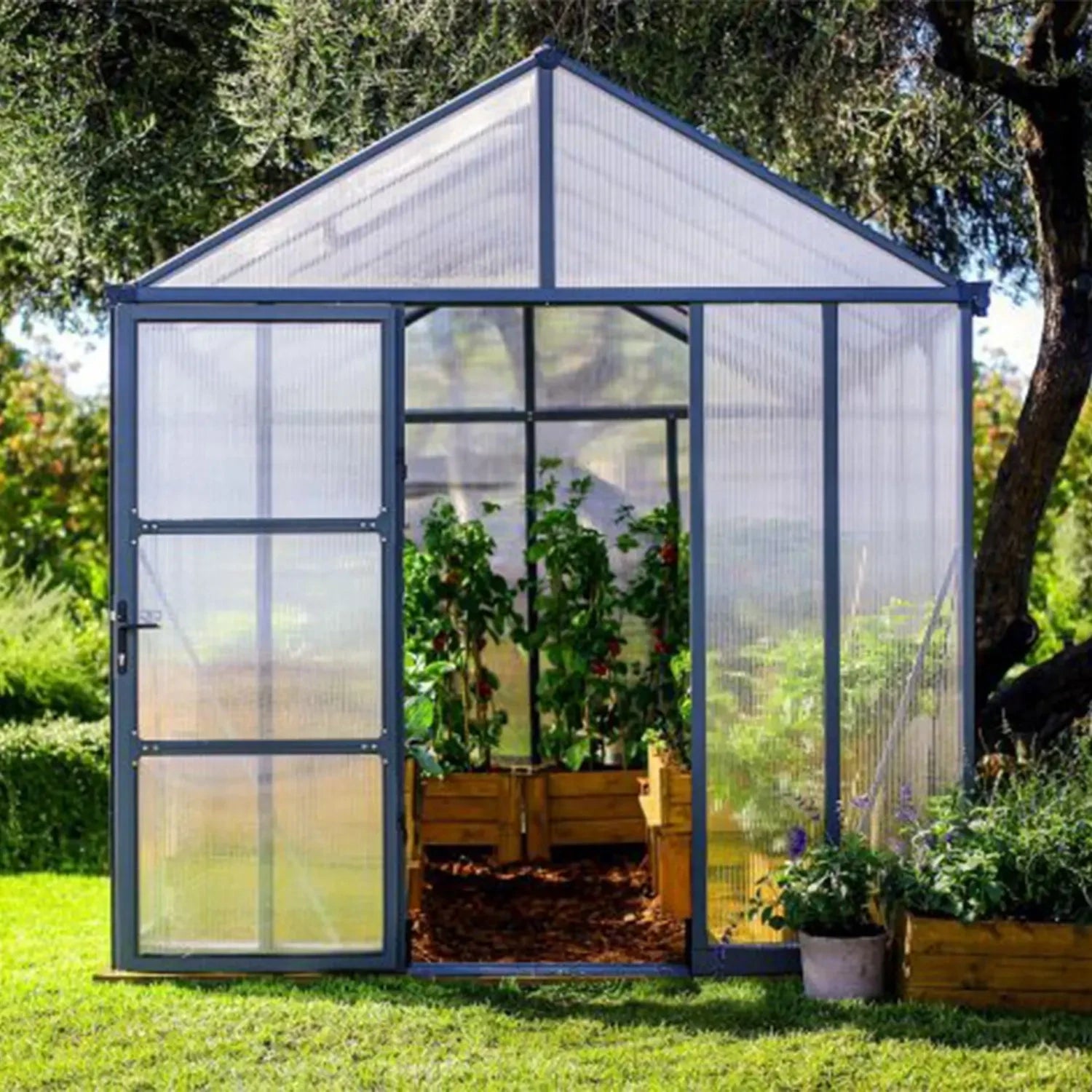 Greenhouse Glory 8×12 ft. – Grey