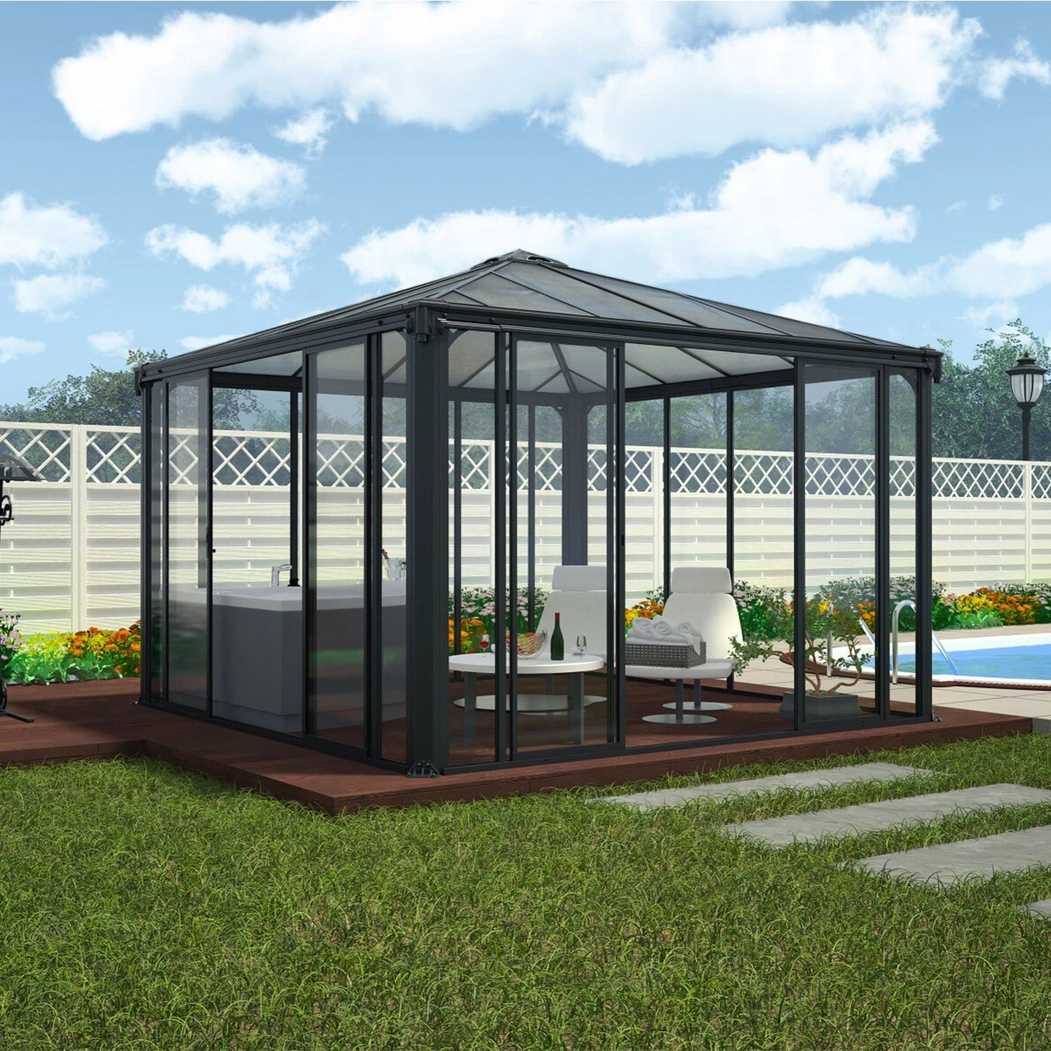 Enclosure Kit for Canopia Palermo 3600 - 12 ft. x 12 ft.