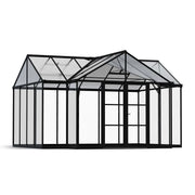Triomphe 13ft. x 15ft. Greenhouse Kit - Black Structure & Clear Panels