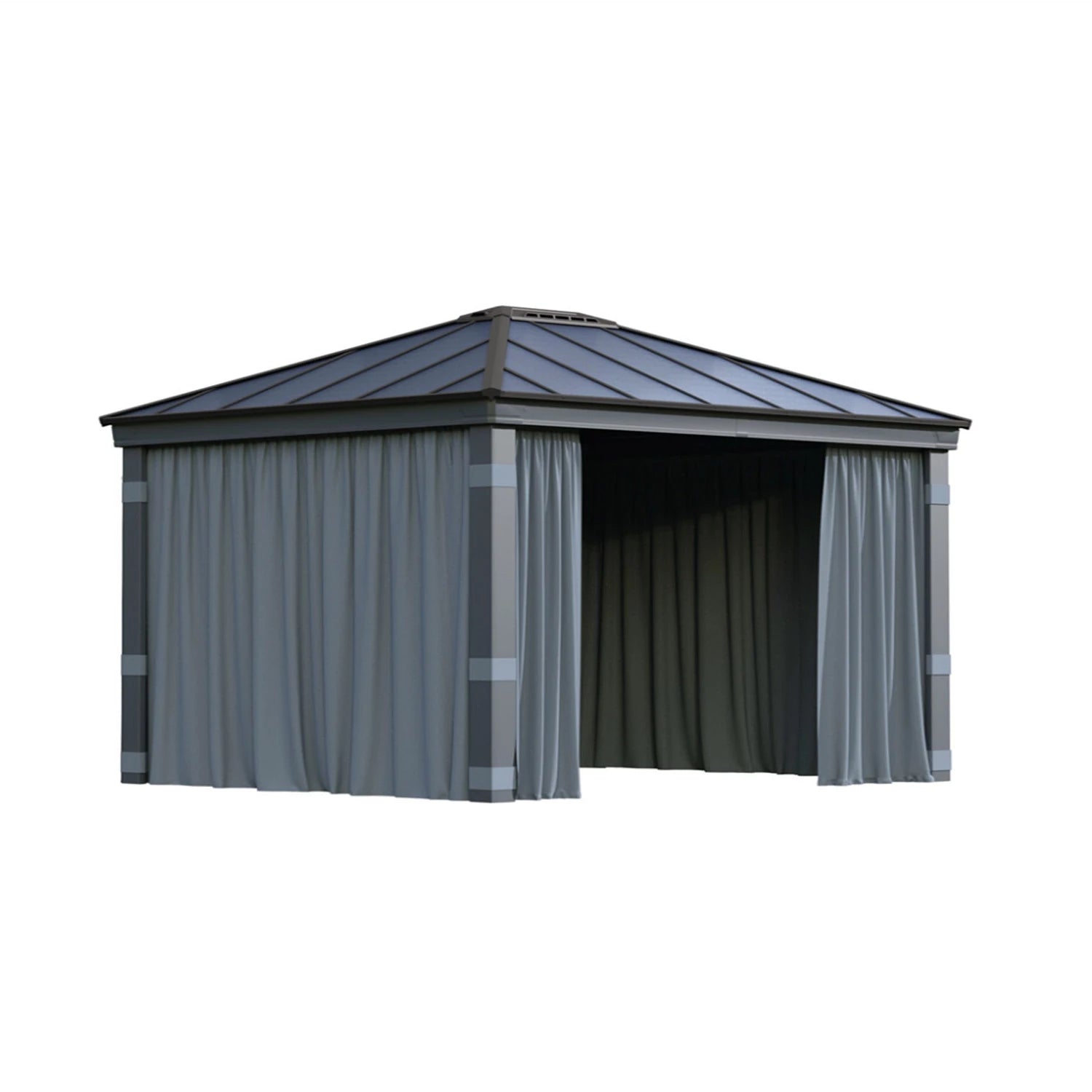 Curtain Set for Dallas 12 ft. × 14 ft. Gazebo