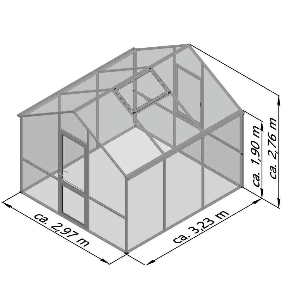 Greenhouse Dahlie III, blank