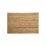 Bouclé Jute Rug with Latex Backing 40 x 60 cm - Natural