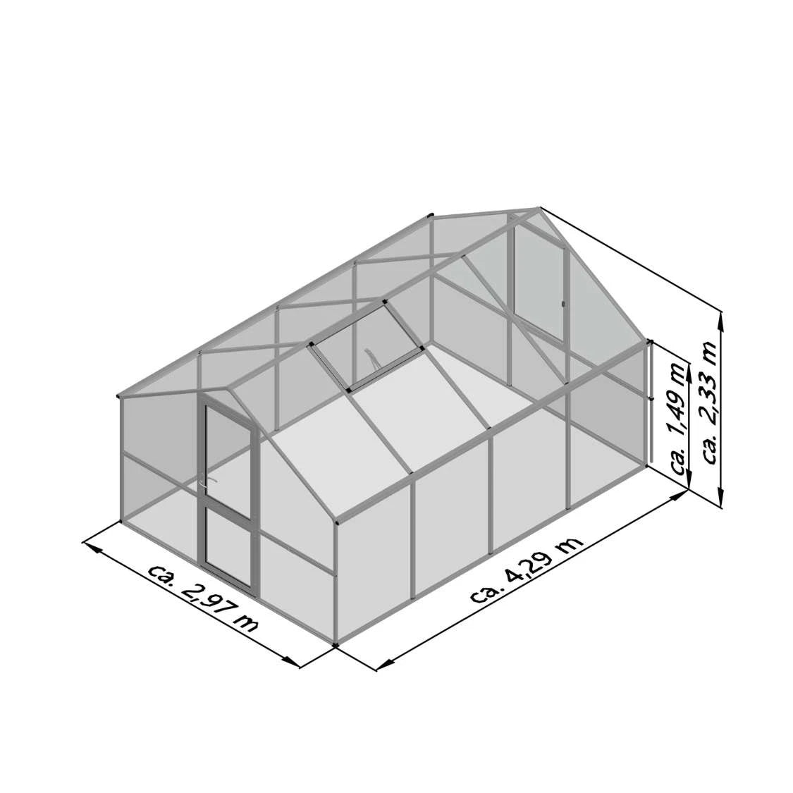 Greenhouse Orchidee IV, blank