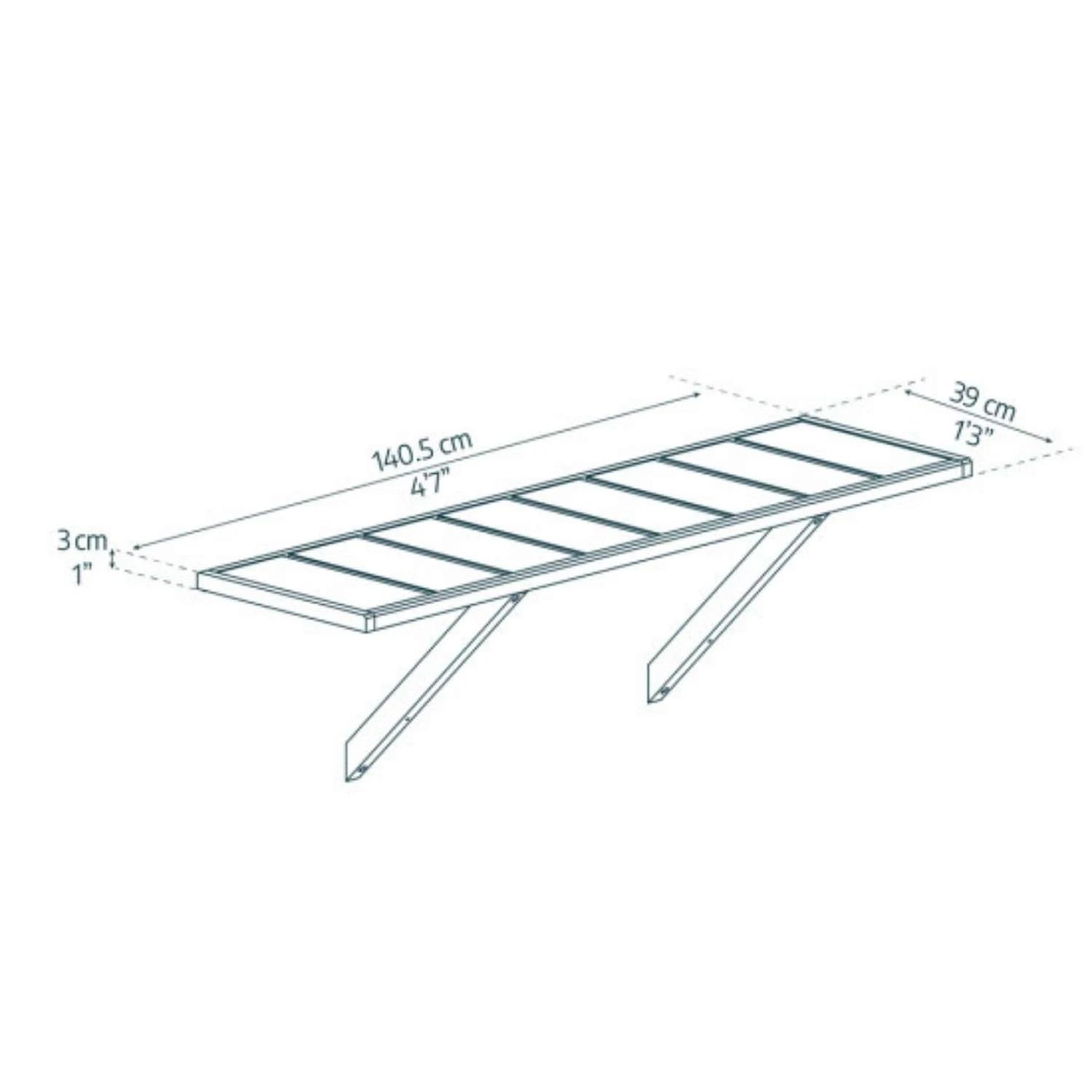 Natura Greenhouse Wooden Shelf Set