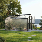 Greenhouse Galant IV, only polycarbonate, anthracite-grey
