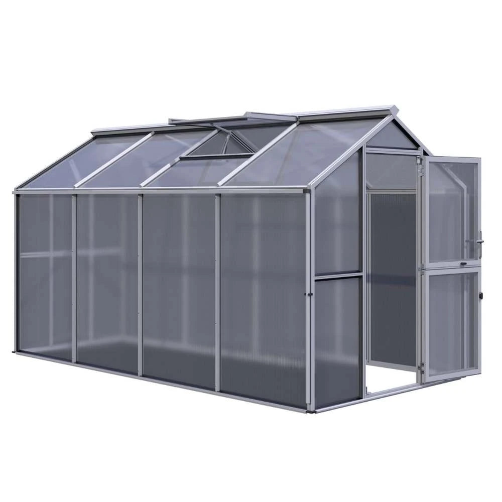 Greenhouse Galant IV, only polycarbonate, anthracite-grey