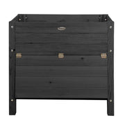 Raised bed with storage compartment