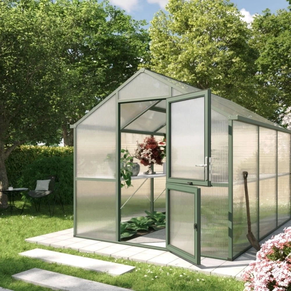 Greenhouse Iris III, fir green