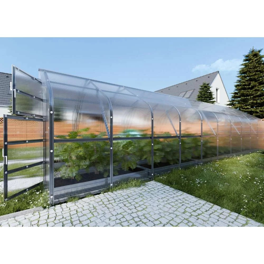 KLASIKA Drop Greenhouse 2,5 x 12 m (30 m2)