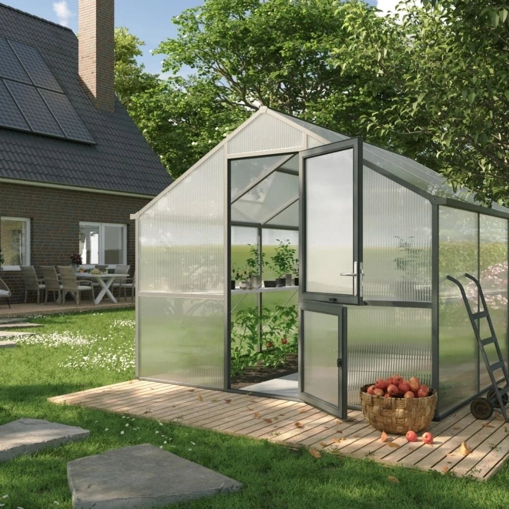 Greenhouse Nelke III, anthracite-grey