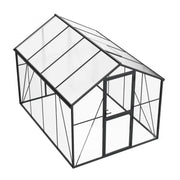 Greenhouse Premium Black 307 cm – Glass/Polycarbonate
