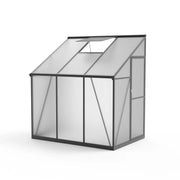 Lean to Aluminium Greenhouse with 4mm Polycarbonate Panels
