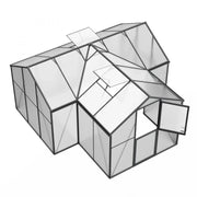 T-Shaped Greenhouse Premium Black – Polycarbonate