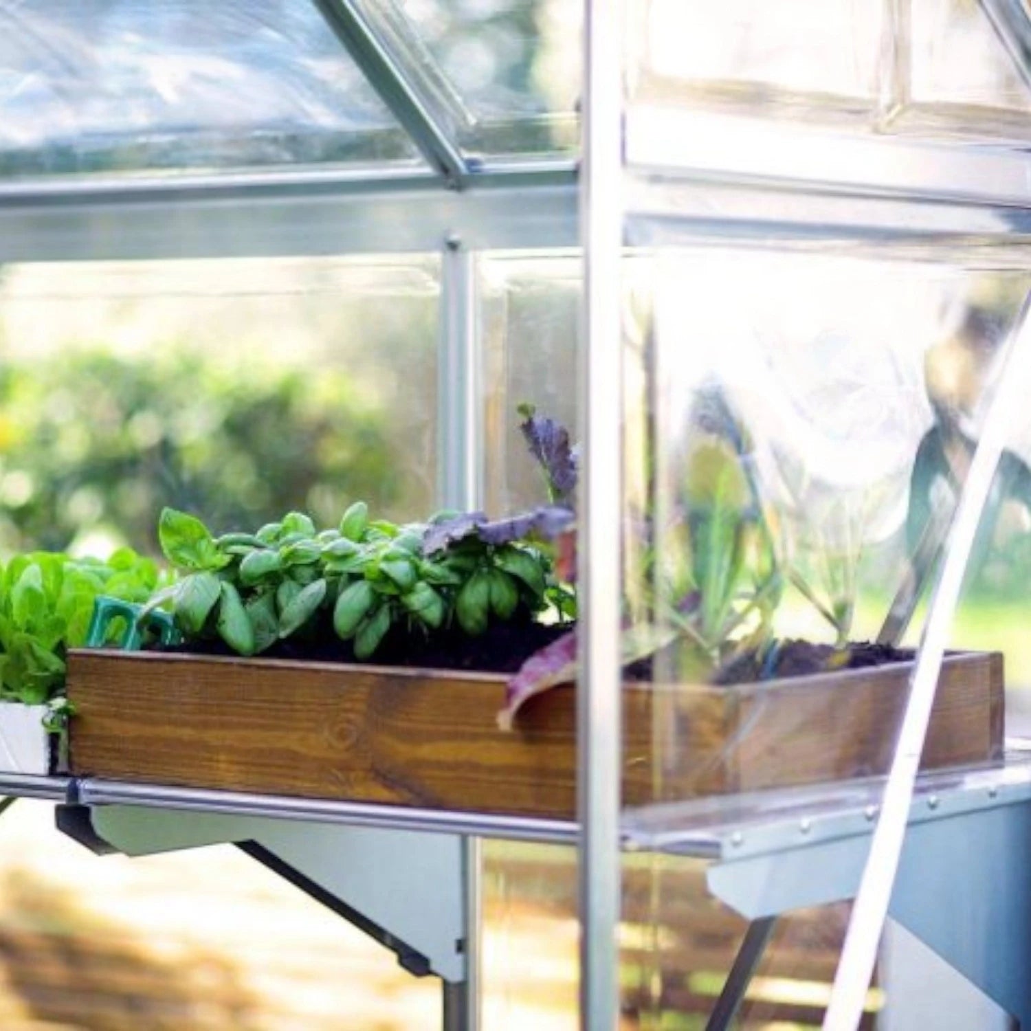 Heavy Duty Shelf Kit – Greenhouse Wall-Mounted Aluminium Shelf