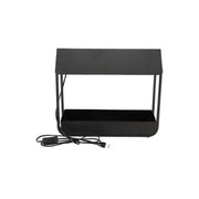 Plant grow lamp greenhouse black