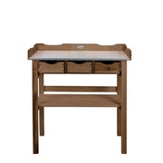 Potting Table w/ drawers - Brown