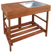 Hardwood potting table