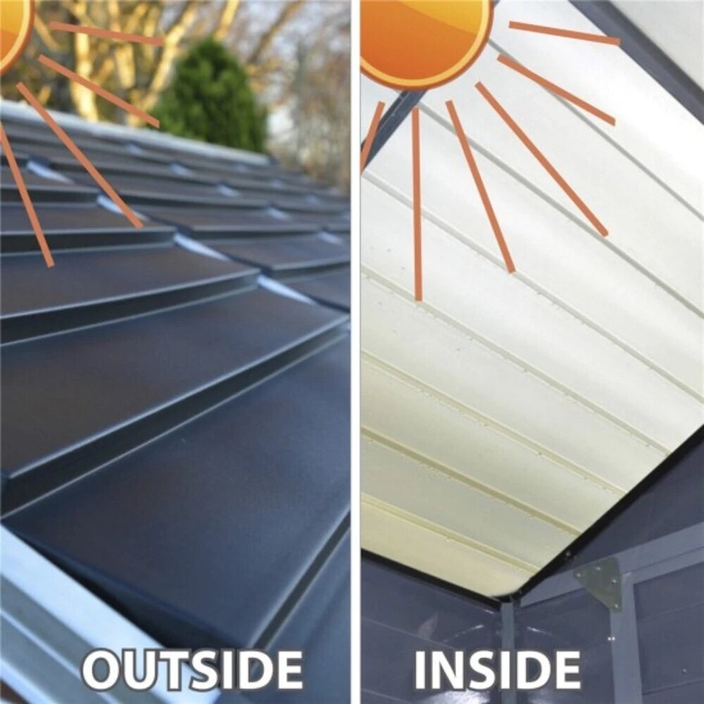 Skylight Shed 6 ft. × 5 ft. – Midnight Grey