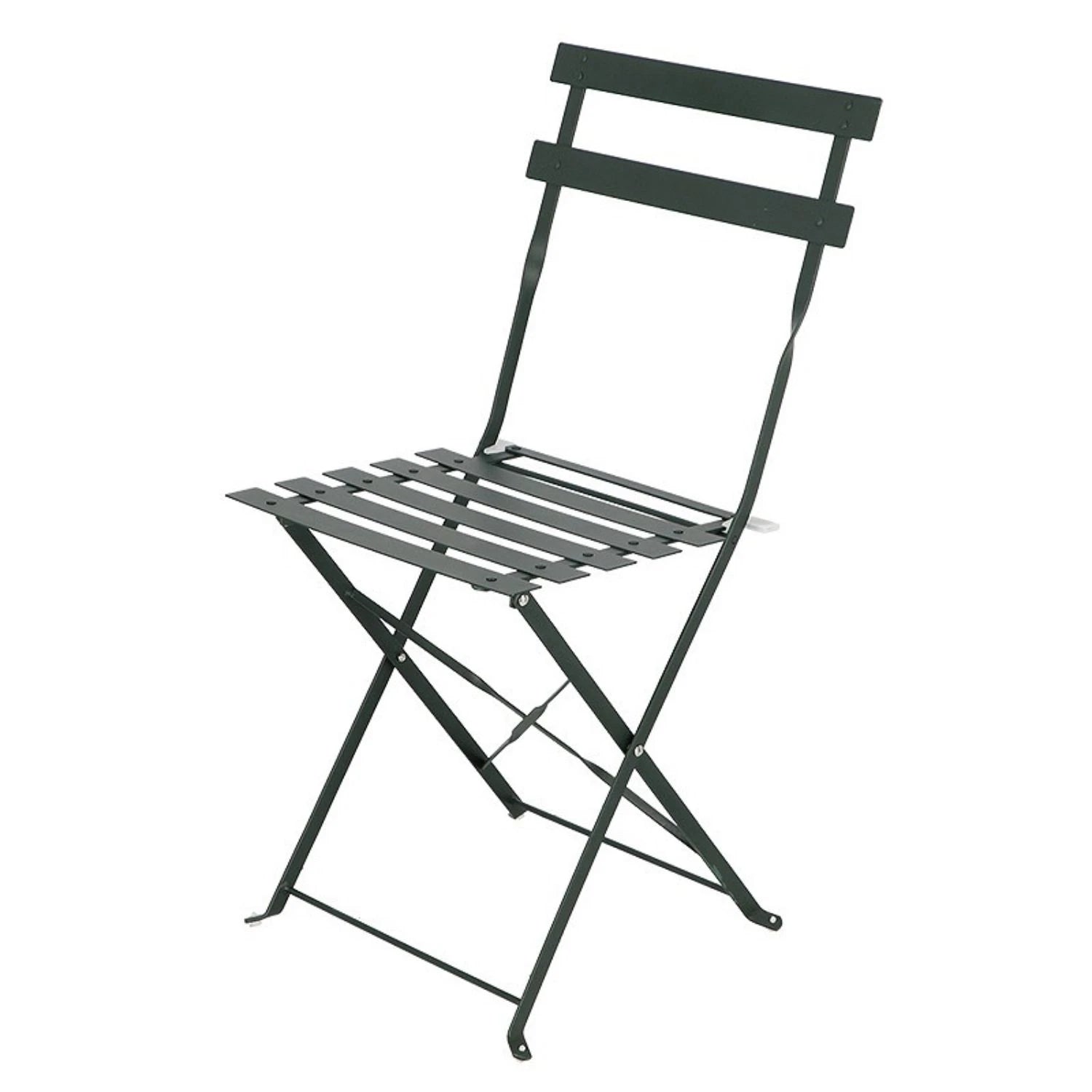 Bistro chair metal green