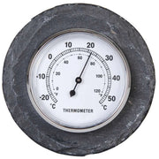 Slate thermometer round