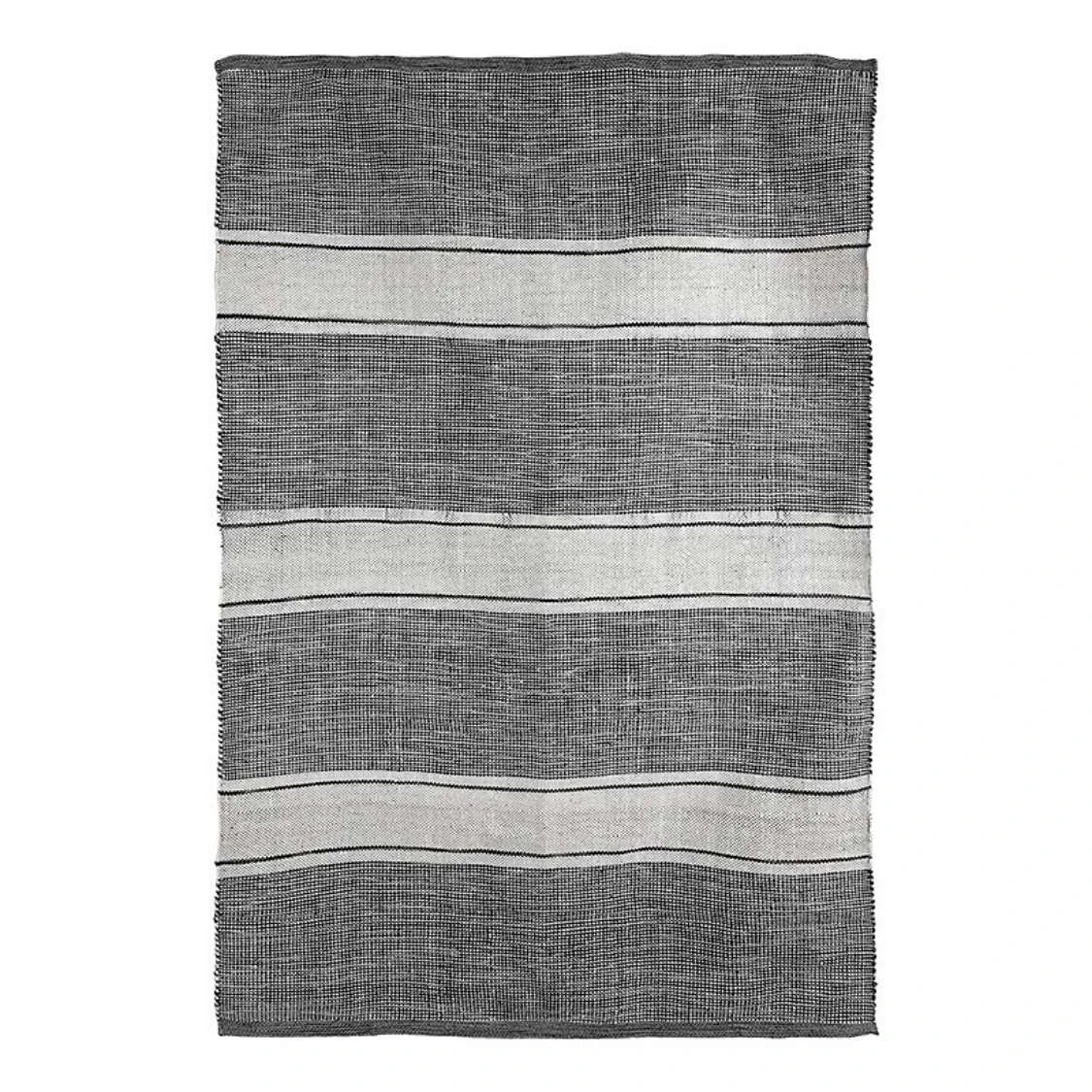 RPET woven garden carpet striped