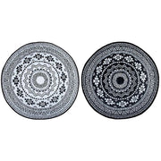 Round garden carpet