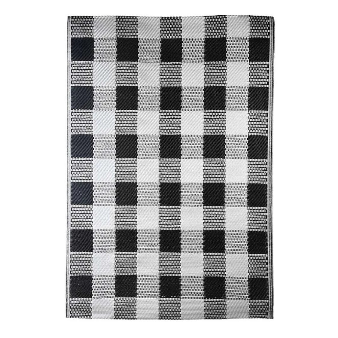Garden carpet check b/w S