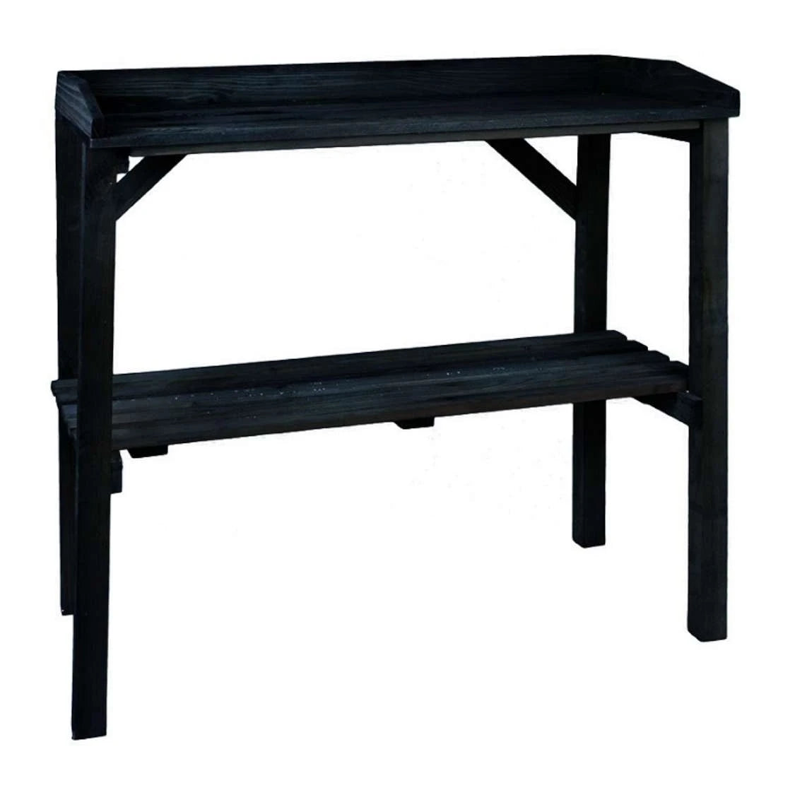 Garden Potting Bench – Black Pinewood