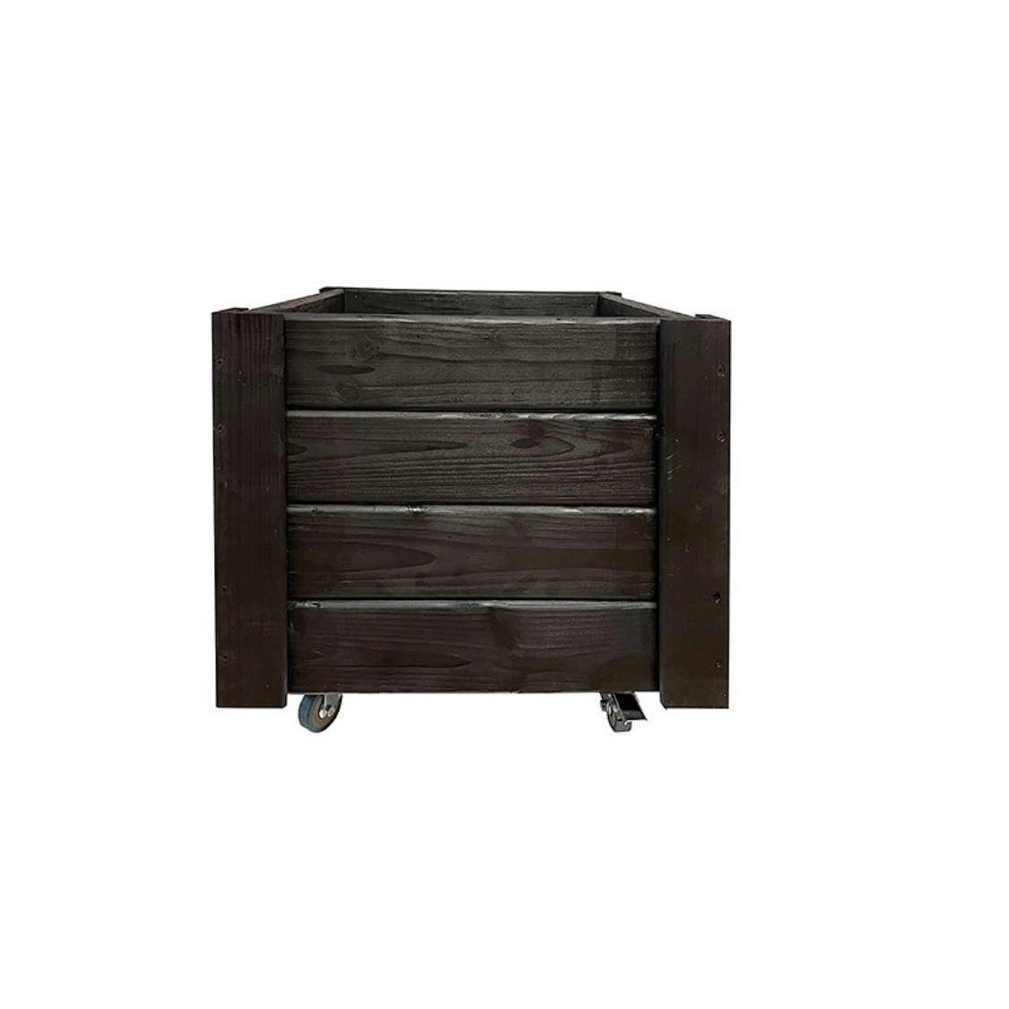 Planter Box w/ wheels - Black